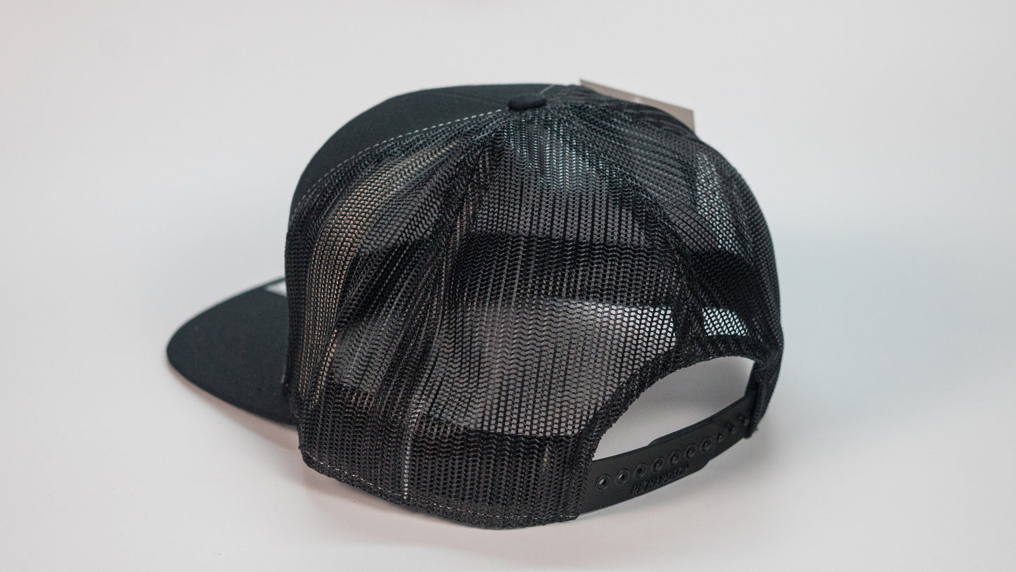 High Profile Leather Patch Hat