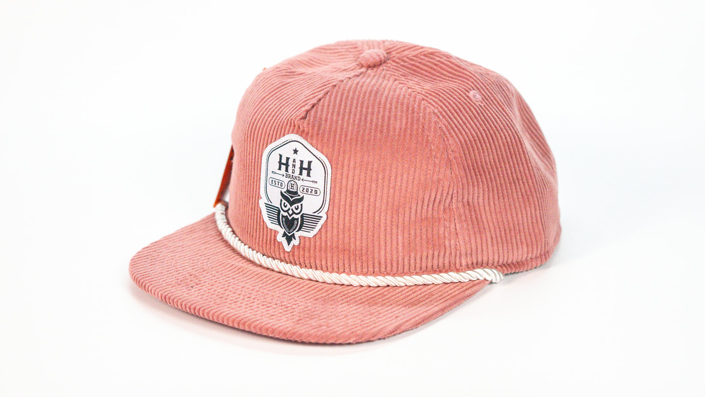 Low Profile Thick Corduroy Snapback Rope Hats