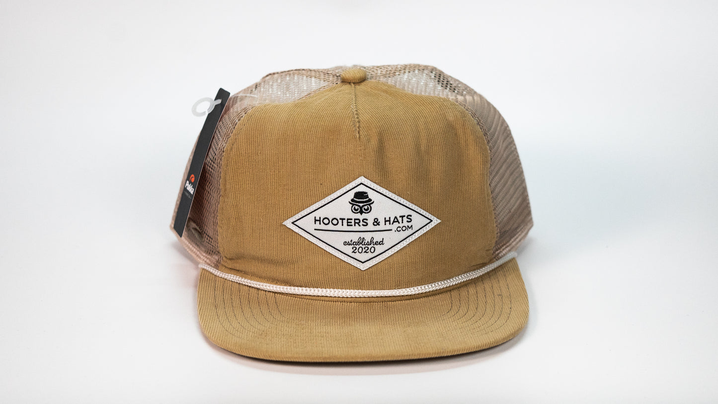 Low Profile Thin Corduroy Snapback Rope Hats