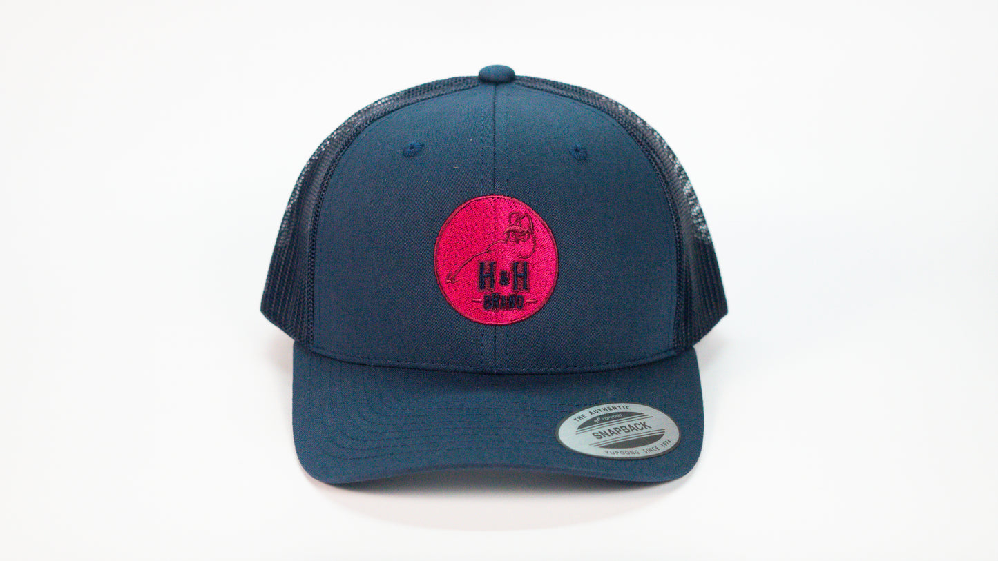 Mid Profile Hard Front Curved Bill Snapback Hat