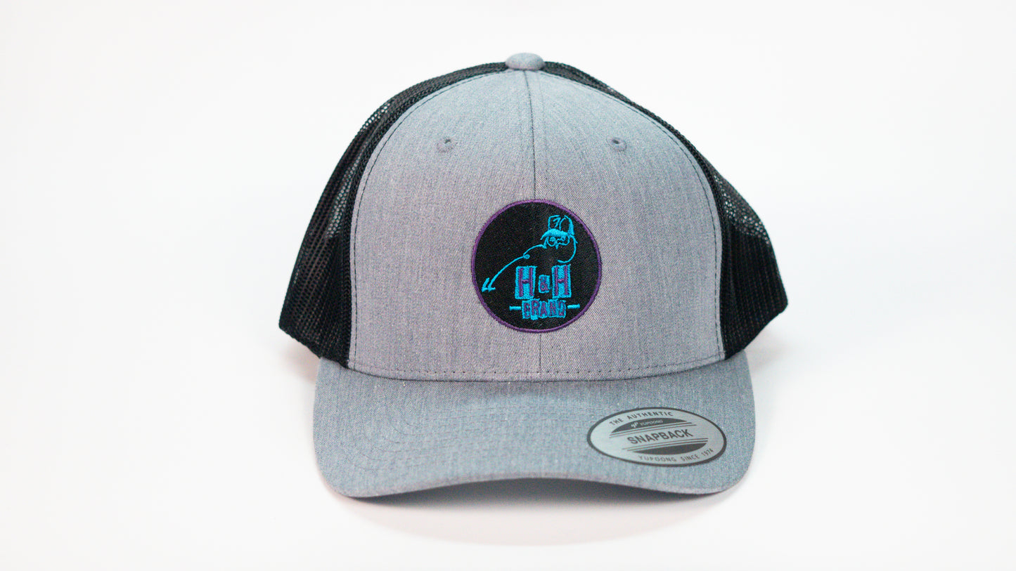 Mid Profile Hard Front Curved Bill Snapback Hat