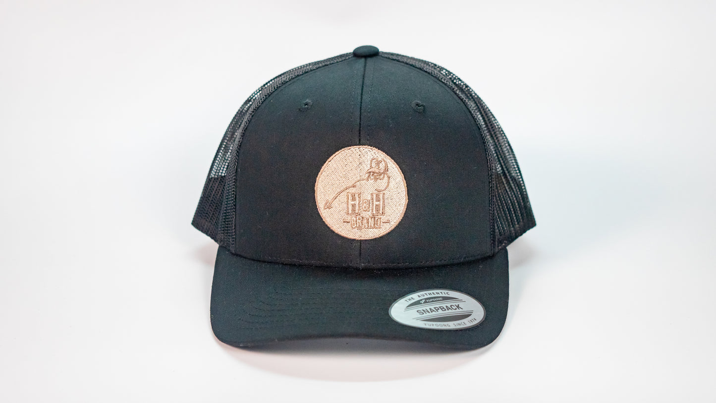 Mid Profile Hard Front Curved Bill Snapback Hat