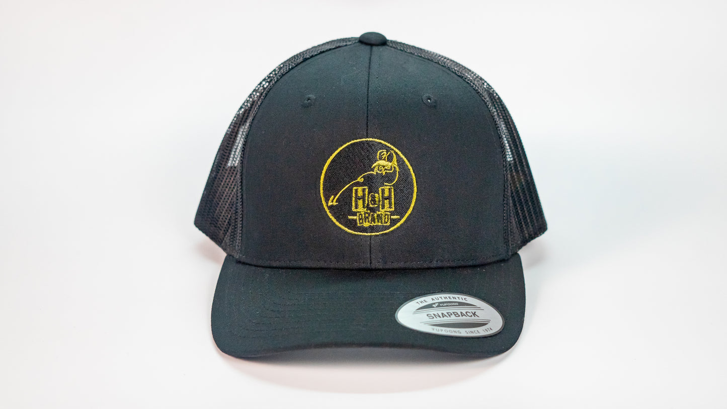 Mid Profile Hard Front Curved Bill Snapback Hat