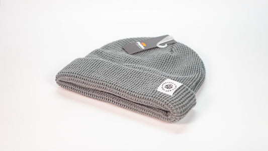 Waffle Knit Tag Logo Beanie