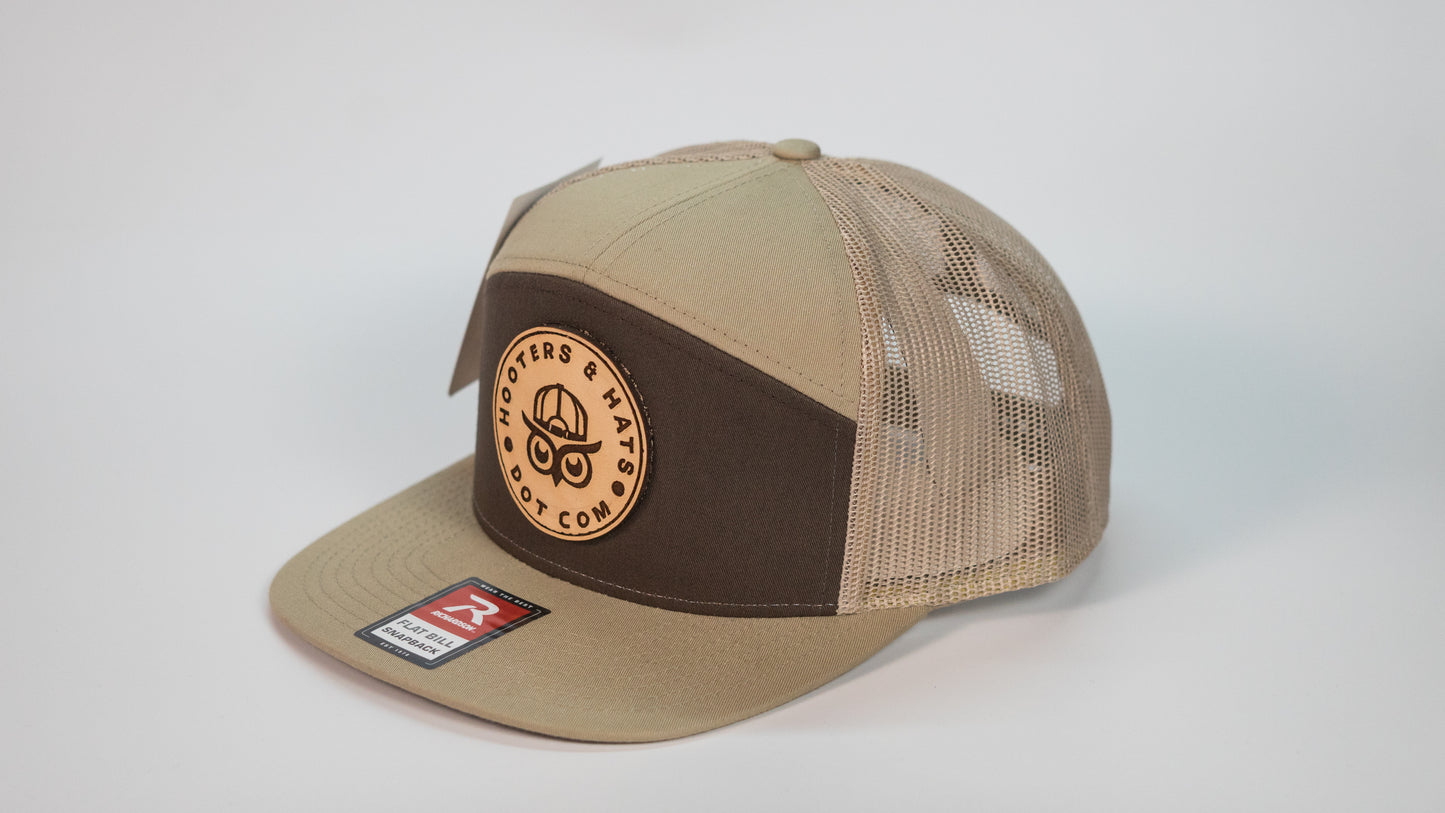 High Profile Leather Patch Hat